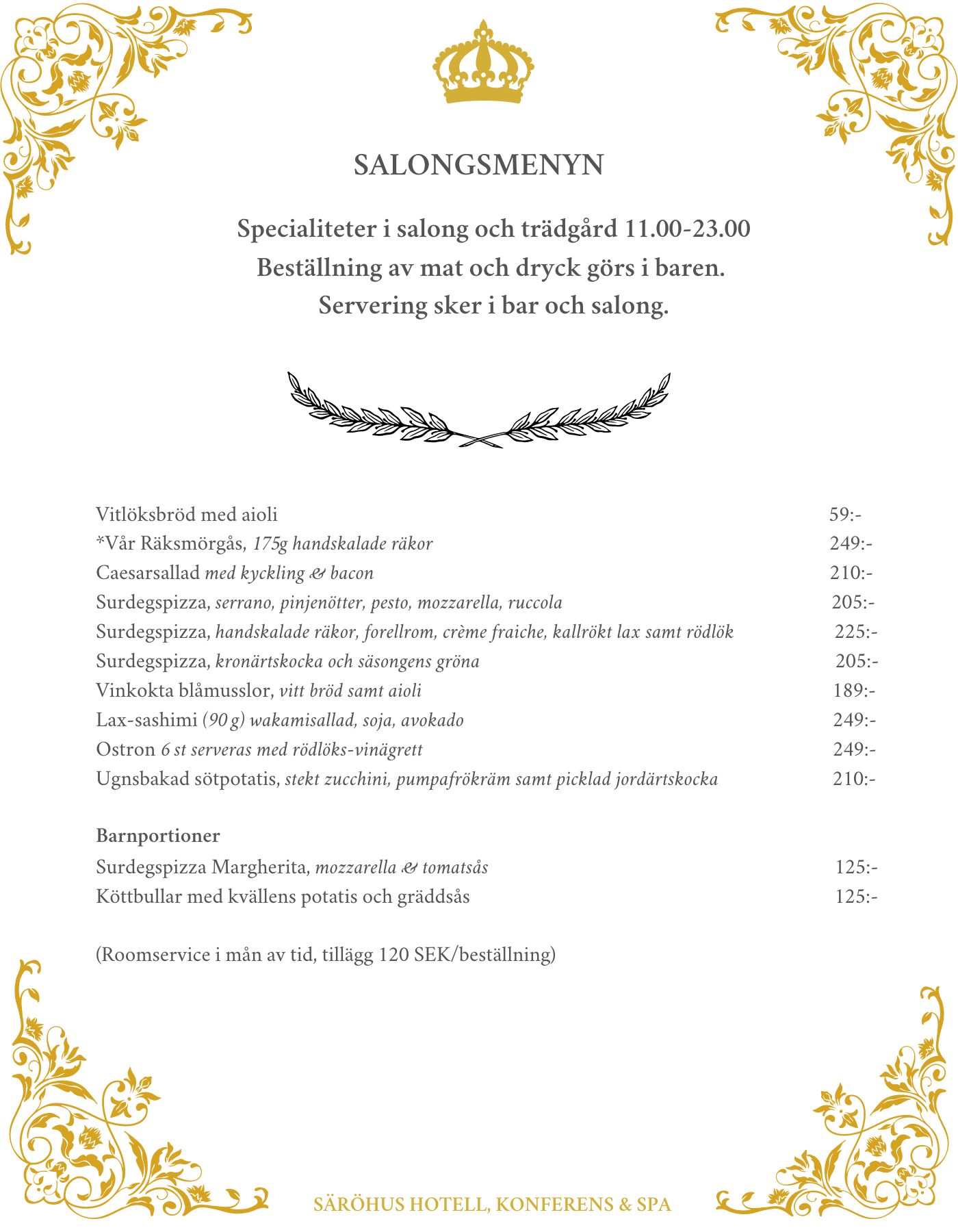 Salongsmenyn mars 2023 2